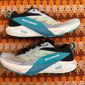 Salomon Athletic Shoes in Black and Teal